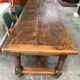 large old walnut farmhouse table