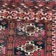 Saddle Tekke Bokhara rug old handmade 64 X 107 CM