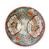 Huge porcelain cup of Imari XIXth Samurai decoration