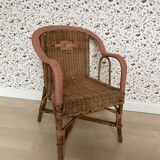 Wicker armchair