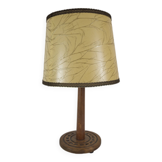 1950's wooden lamp