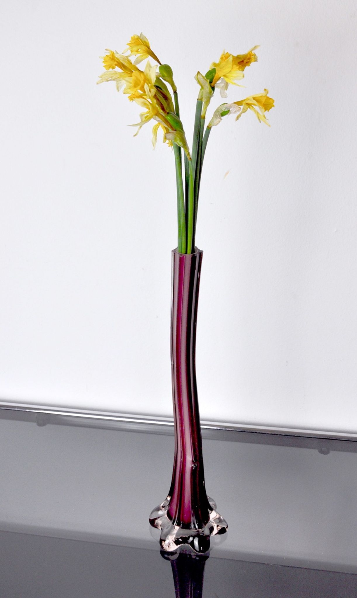 Purple Soliflore in Murano glass, Italy, 1960