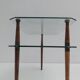 Table low vintage two-story glass 1950 s