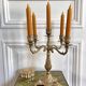 5-light gold candlestick holder