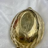 Walnut shaped brass nutcracker