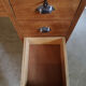 Blond oak desk