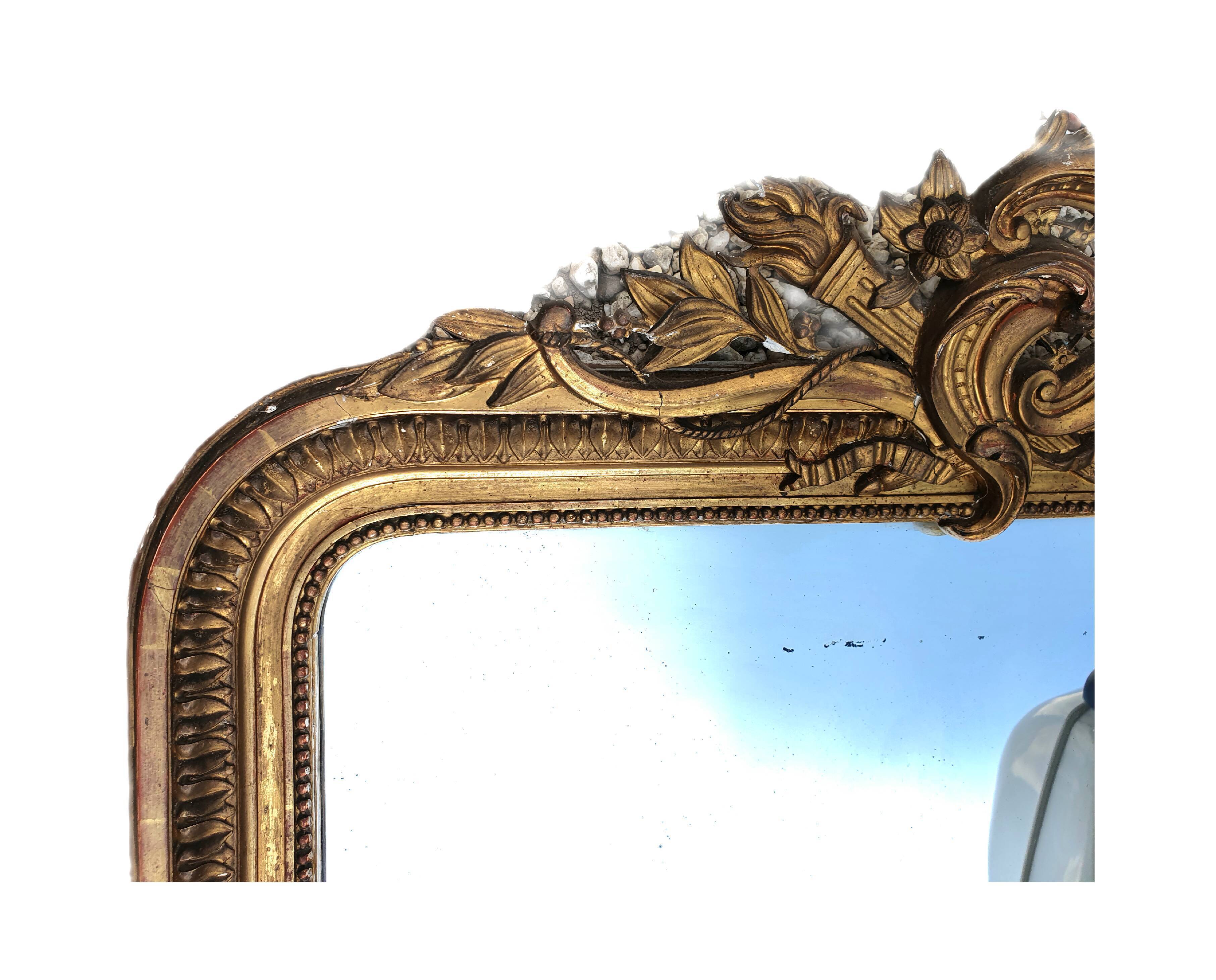 Golden mirror, 19th century