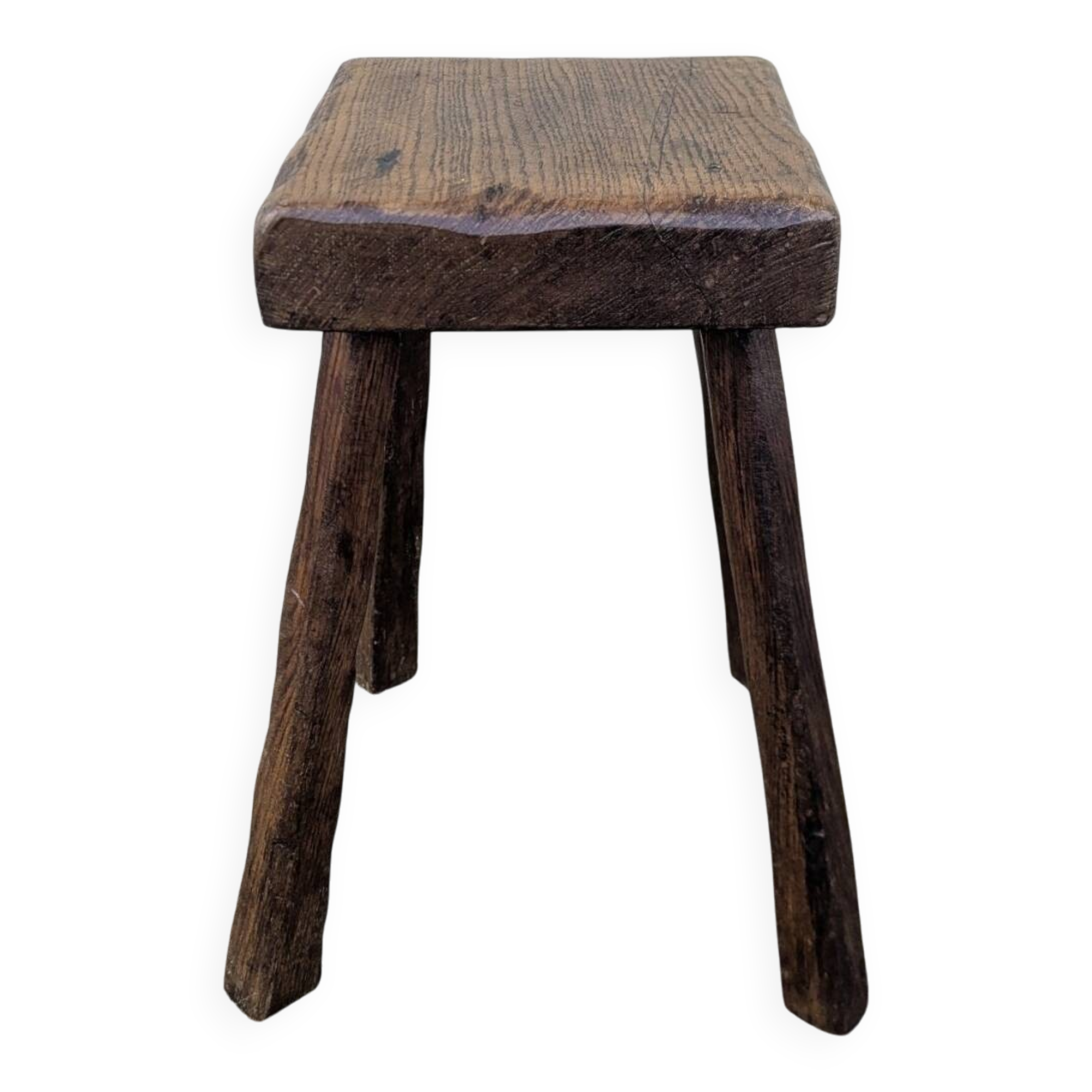 Brutalist Stool 60s 70s Mid Century Treated Countryside Mountain