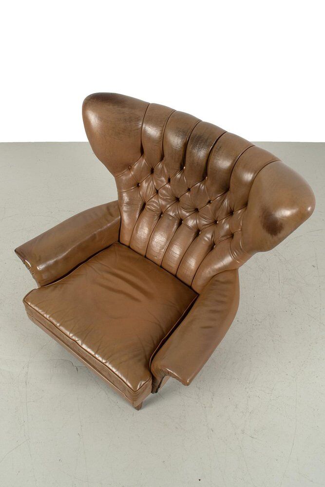 Fauteuil à oreilles vintage