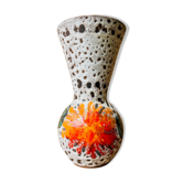 Vase Vallauris vintage fat lava