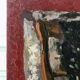 Oil painting on canvas Still life chair signed 50s