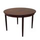 Round rosewood table, Danish design, 1970s, production: Denmark