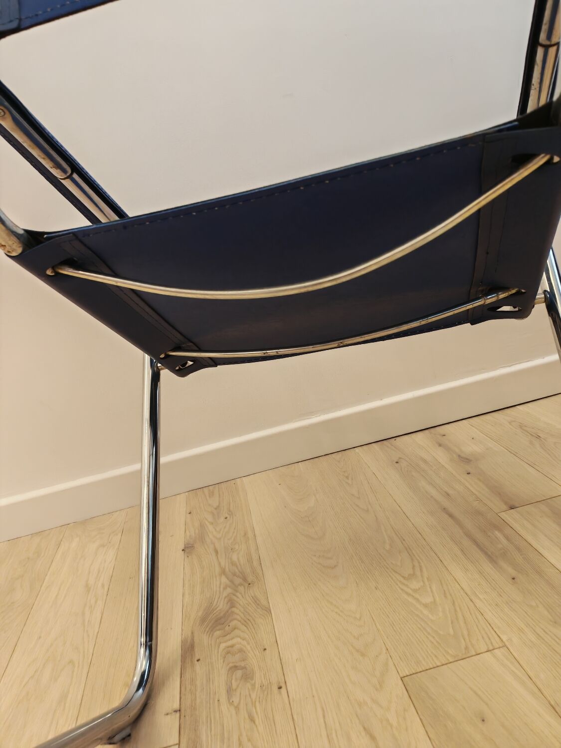 Breuer B34 blue armchair