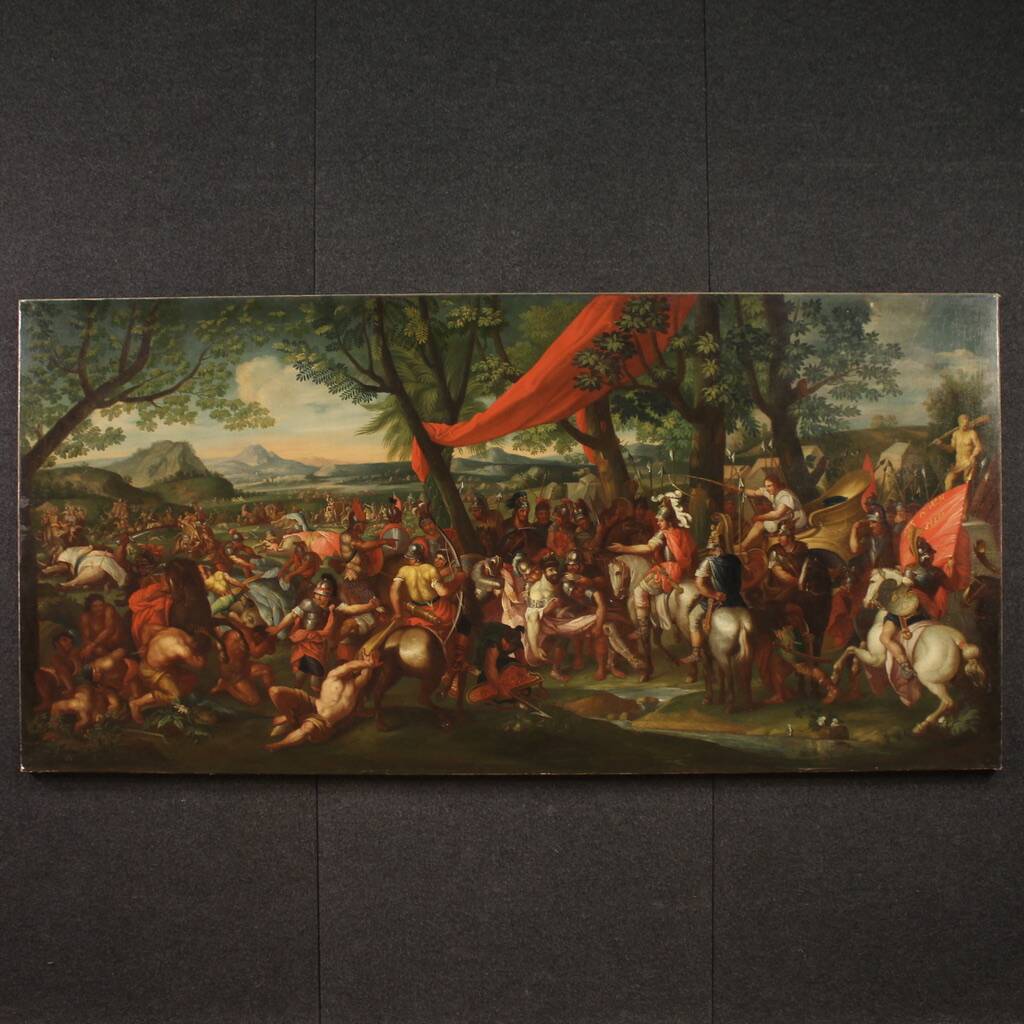 Great battle painting of the 18th century, Alexander the Great and Porus