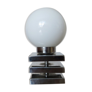 Lampe en métal chromé