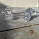 Vide-poche chien teckel cristal art Vannes Le Chatel