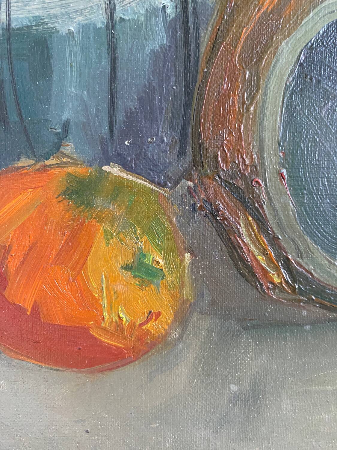 Large still life with lemon and orange 1962