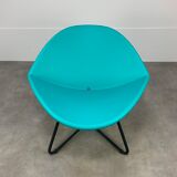 Fauteuil de Niels Gammelgaard modèle Lips pour Ikea bleu, vert