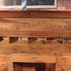 Bureau de pente en frêne et acacia XIXe