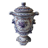 Hand painted ceramic pot