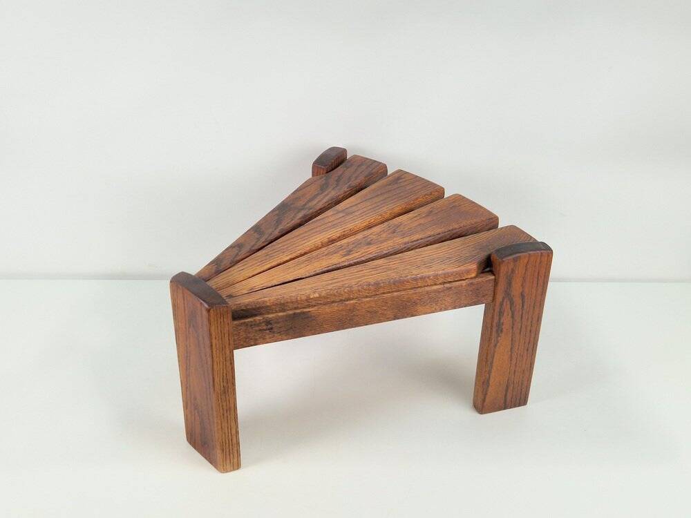 Brutalist Triangular Side Table by Dittman for Awa Radbound, 1960s