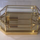 Golden wall lamp