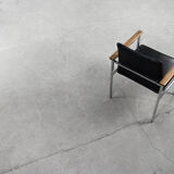 Mid-Century Scandinavian Black Leather Armchair by Sigvard Bernadotte for France & Søn, 1960s, Set o