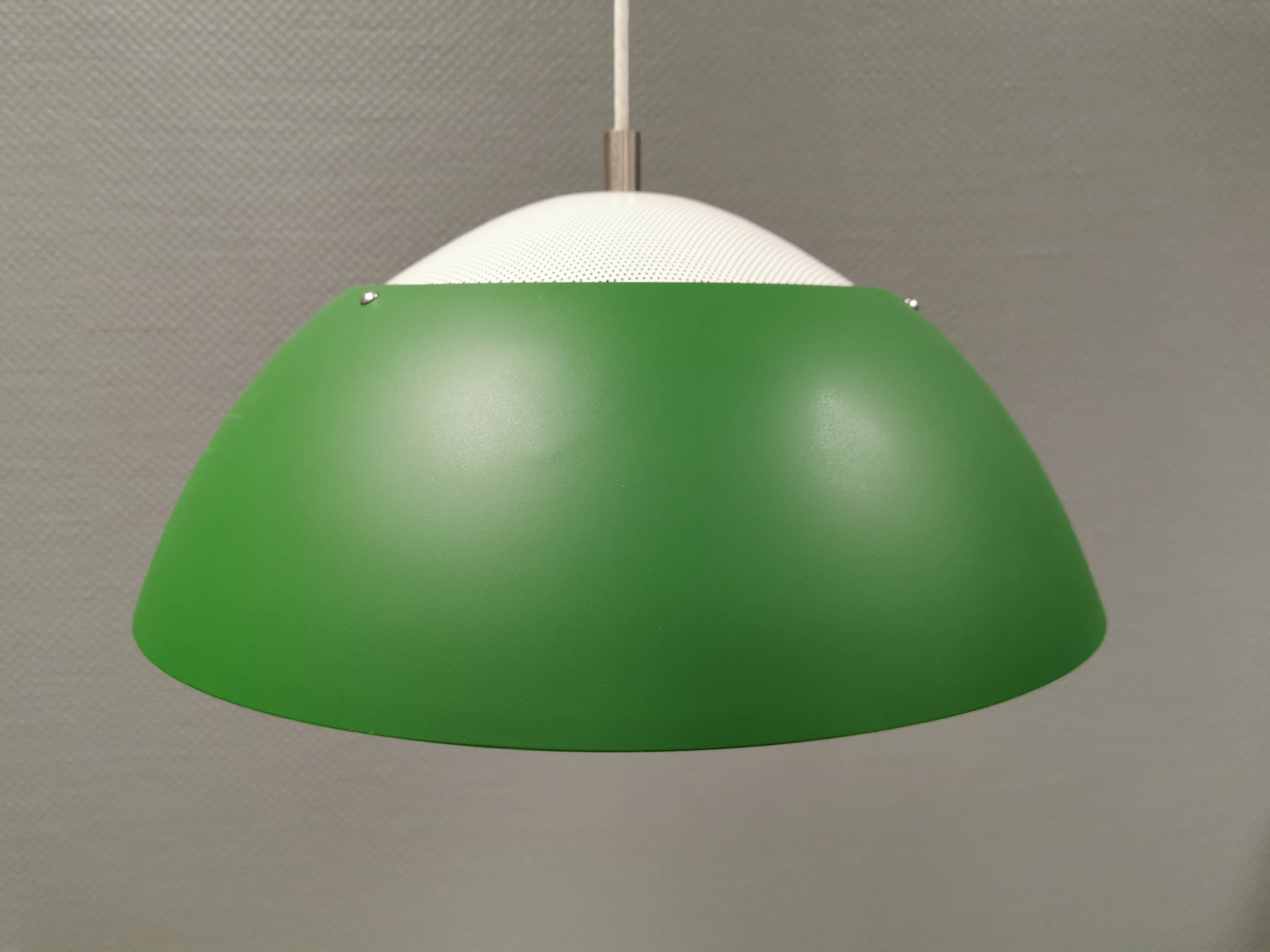 Nice refurbished design Safari hanging lamp 1980s Denmark