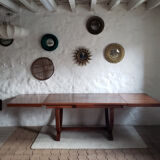 Walnut art-deco table