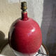 Pied de lampe en céramique