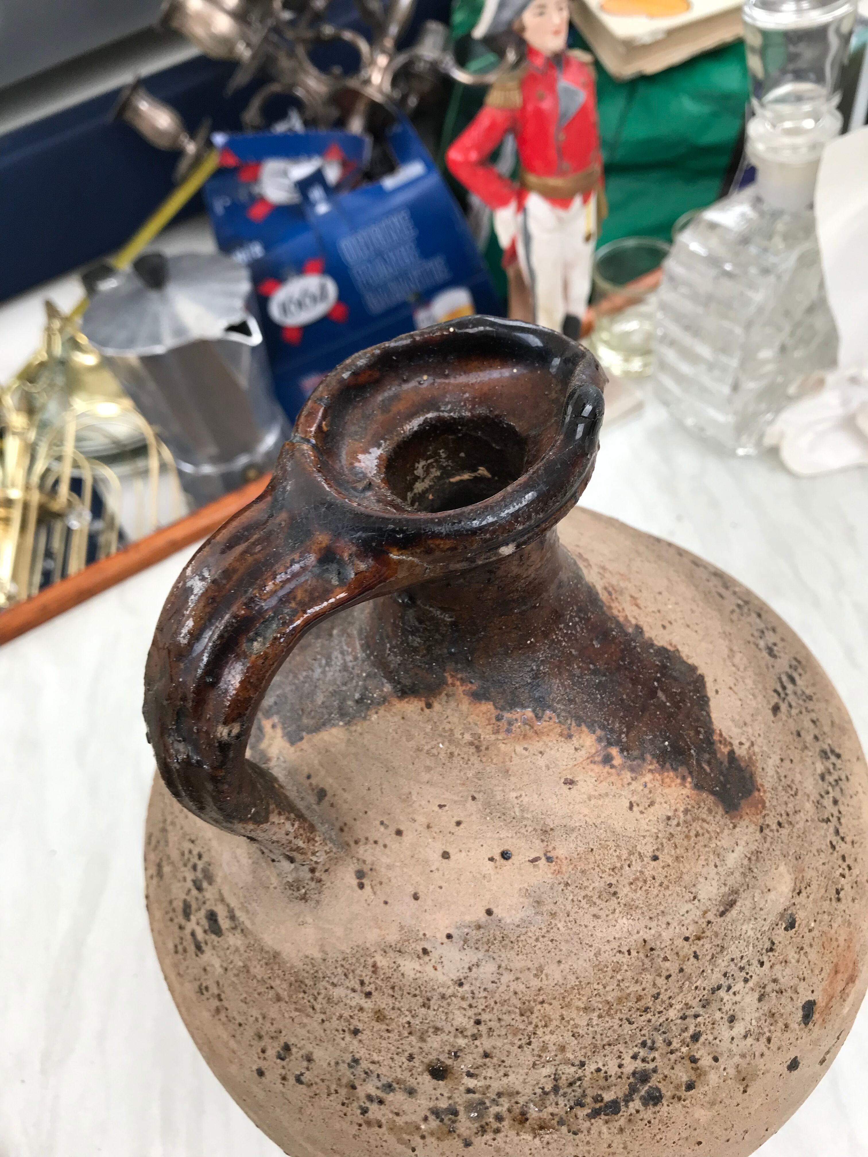 Nineteenth century sandstone pourer