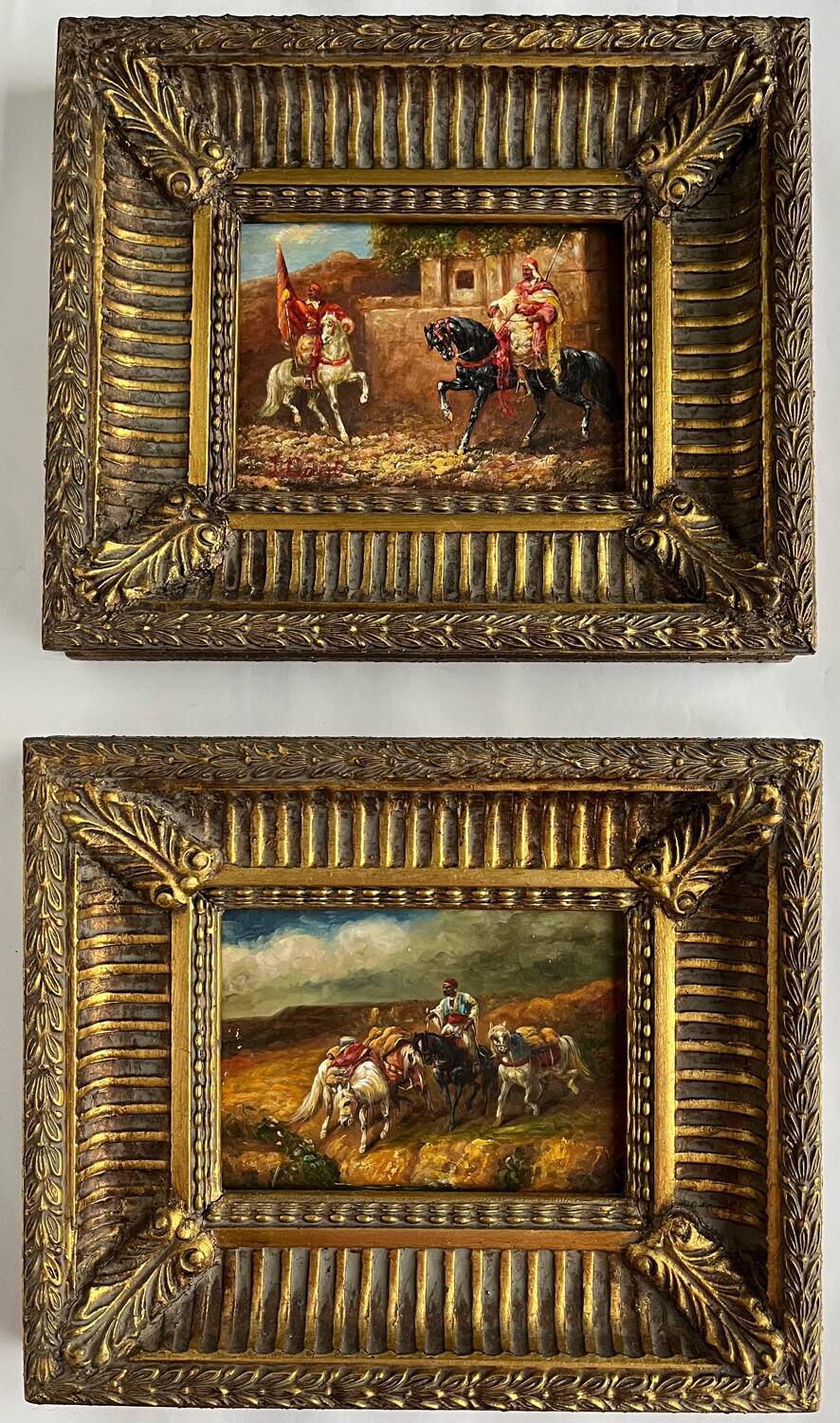 Pair of orientalist paintings