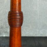 Art-deco lamp foot in solid wood turned 40s