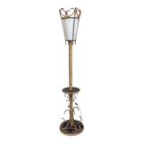 Vintage rattan floor lamp