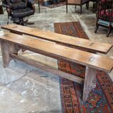 Pair of chestnut benches