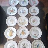 Ceramic plates. 70s/80s Work inspired by the 16th and 17th centuries.