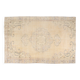 Floral Oushak Vintage Area Carpet