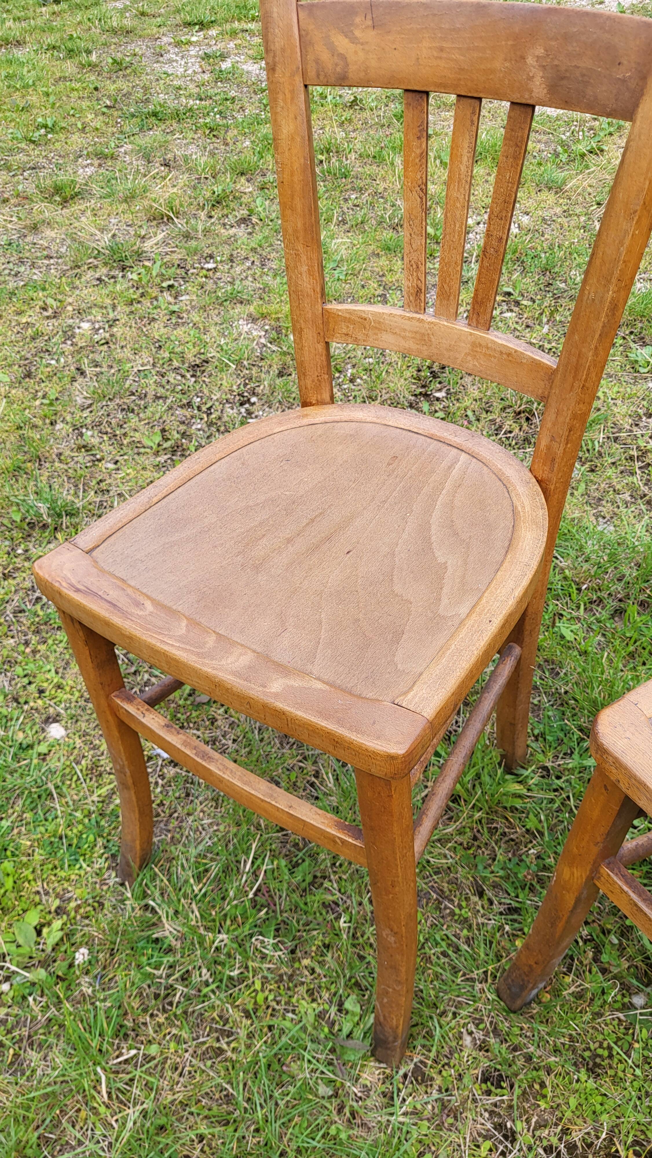 2 bistro chairs