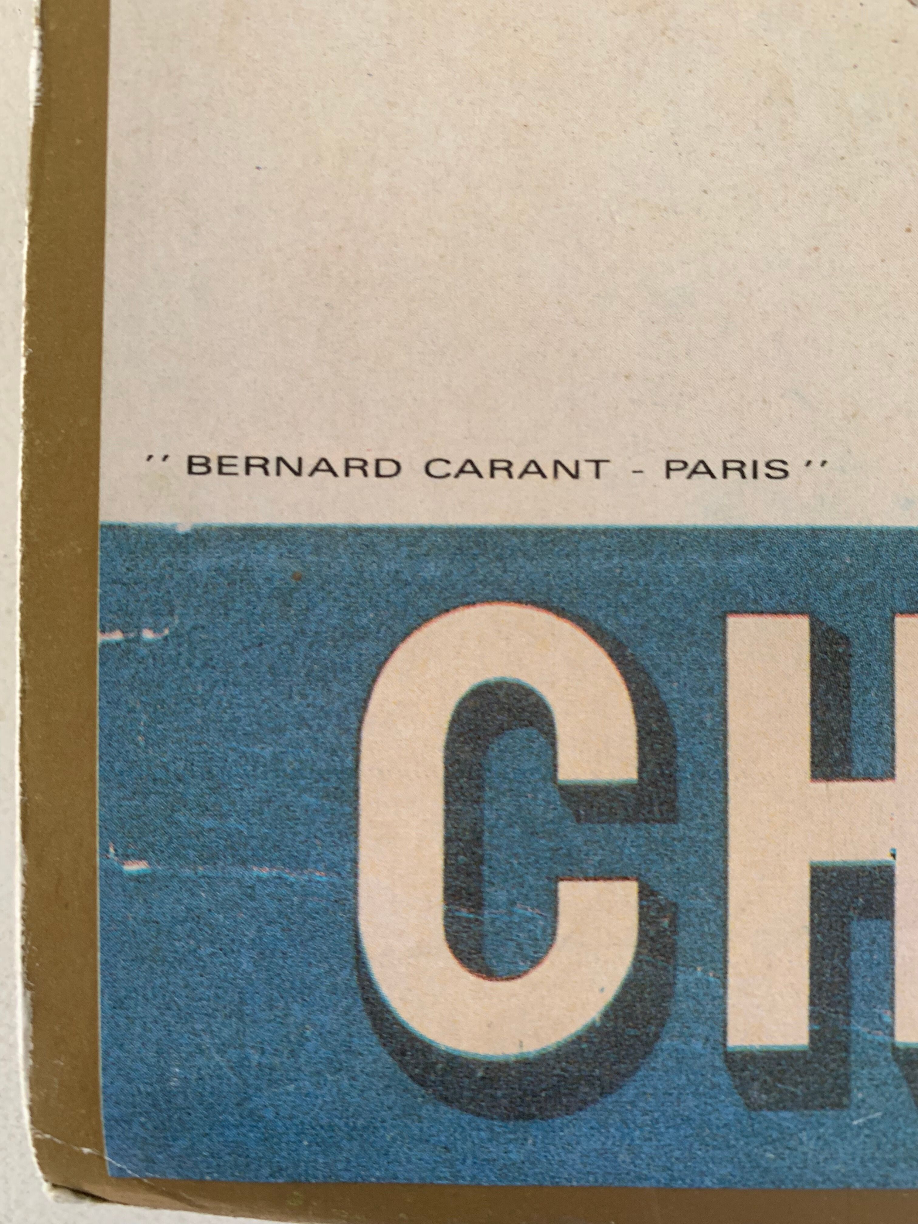 Old cardboard poster