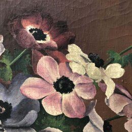 "The anemones" painting by J.David