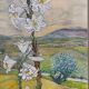 List of tigridias and hollyhocks, signed Maurice Bouillot 1972