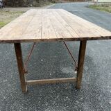 Old folding table