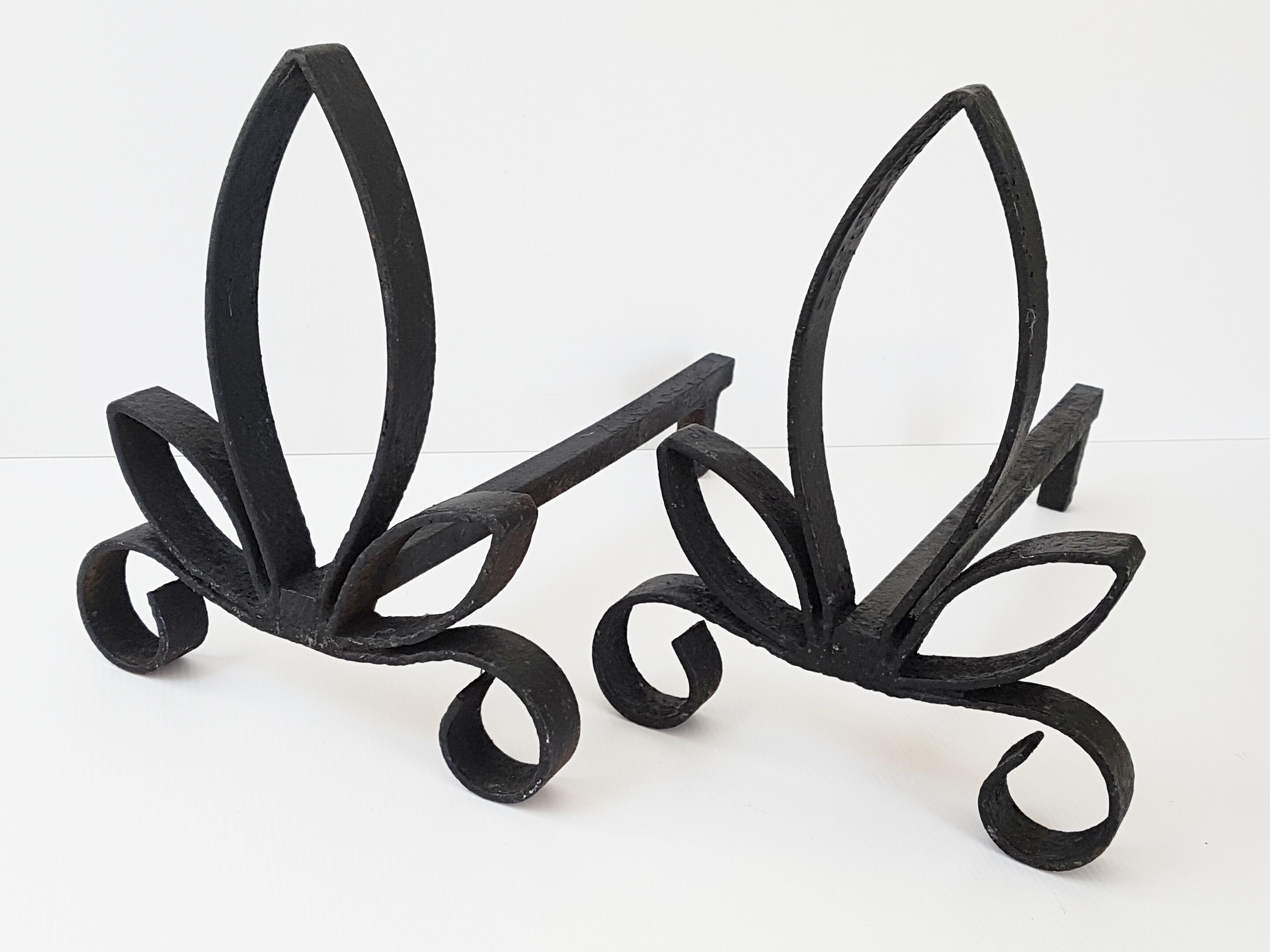 Pair of  andirons 1960