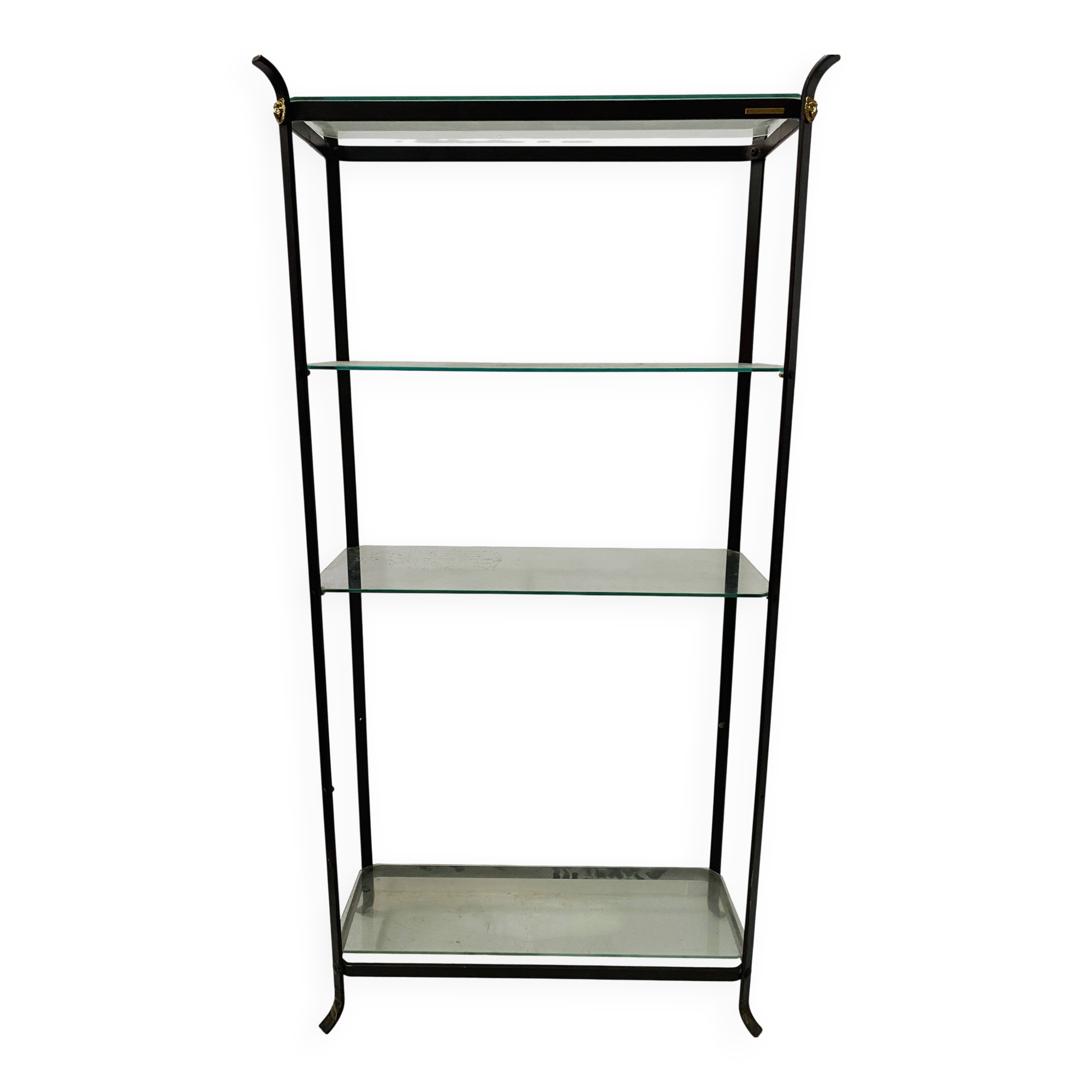 Flat iron shelf maison pierre vandel paris 20th century