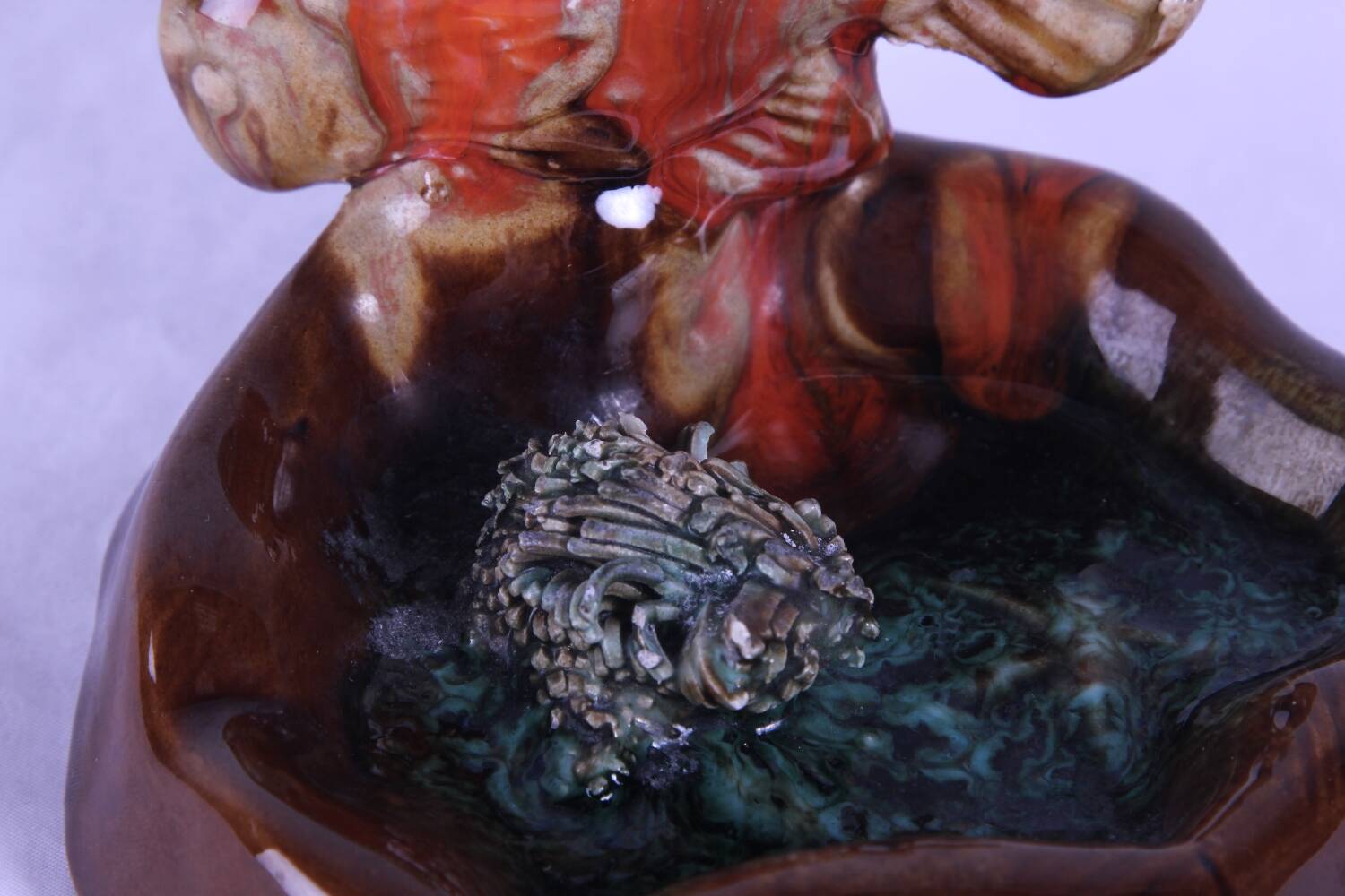 Vallauris style fish ashtray