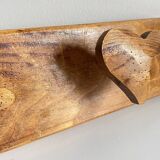 Vintage wooden heart coat rack