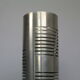 Table lamp cylindrical steel openwork modernist Italy early 70s