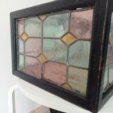 Art deco stained glass pendant from the 30s/40s