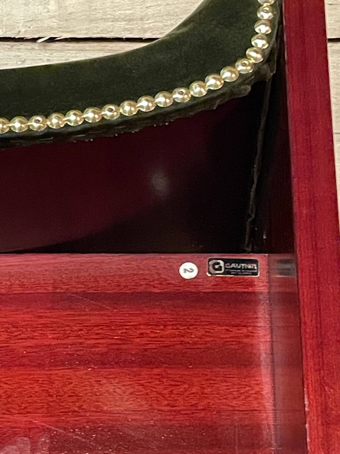 Gautier vintage design stool/chair, 1950s/60s