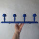 Coat rack 4 vintage hooks